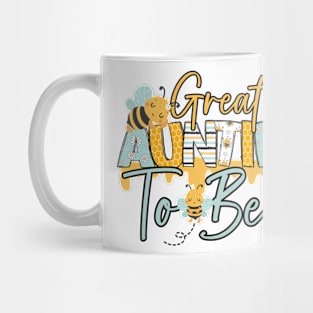 Great Auntie to bee-Buzzing with Love: Newborn Bee Pun Gift Mug